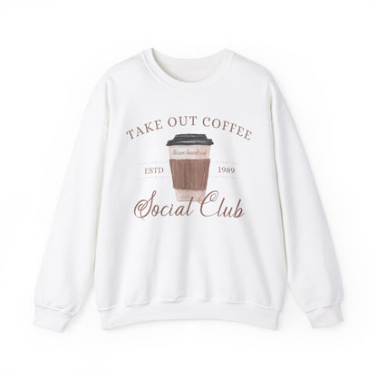 Take Out Coffee Social Club Sweatshirt