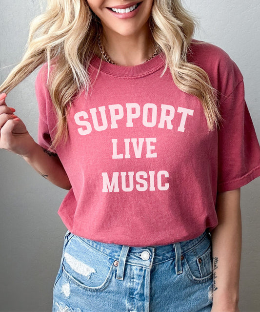 Support Live Music T-shirt