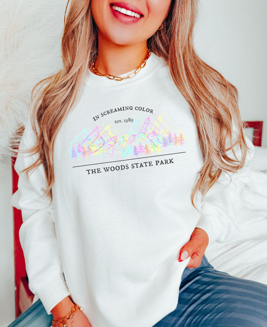 In Screaming Color State Park Sweatshirt