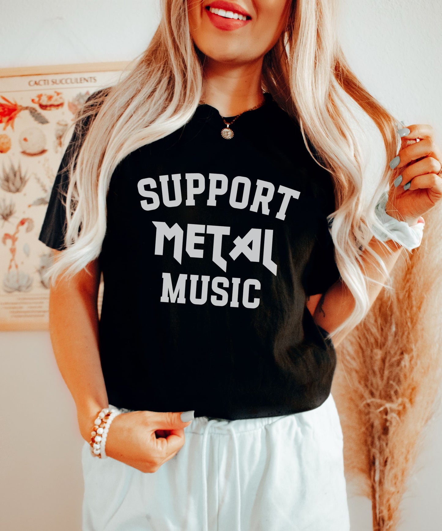Support Metal Music T-shirt