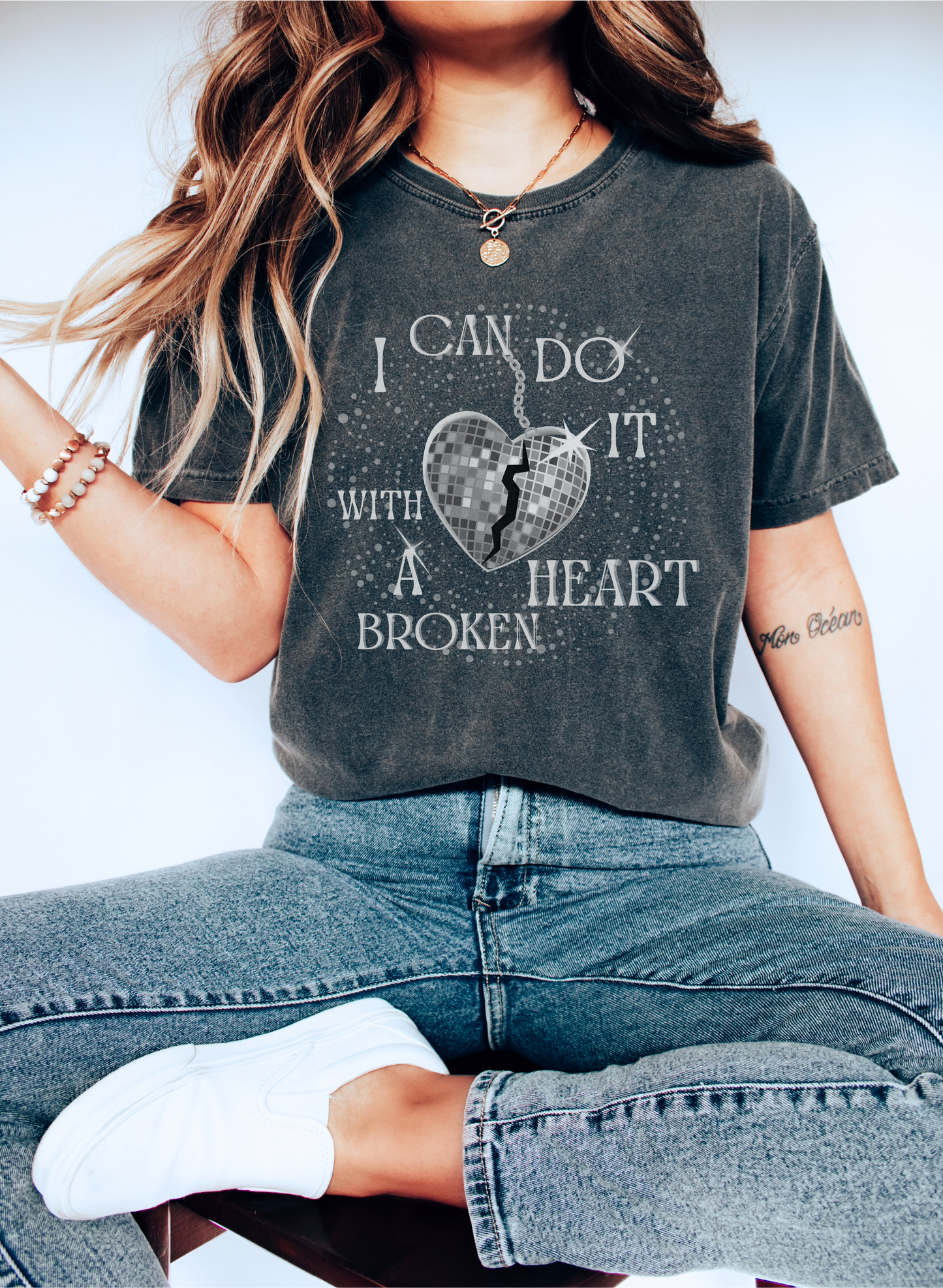 With A Broken Heart T-shirt