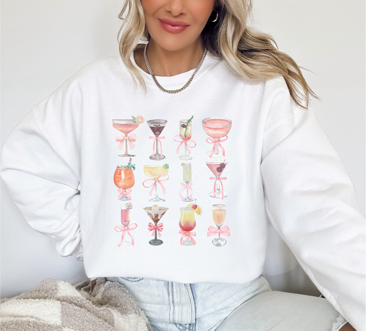 Coquette Cocktail Hour Sweatshirt