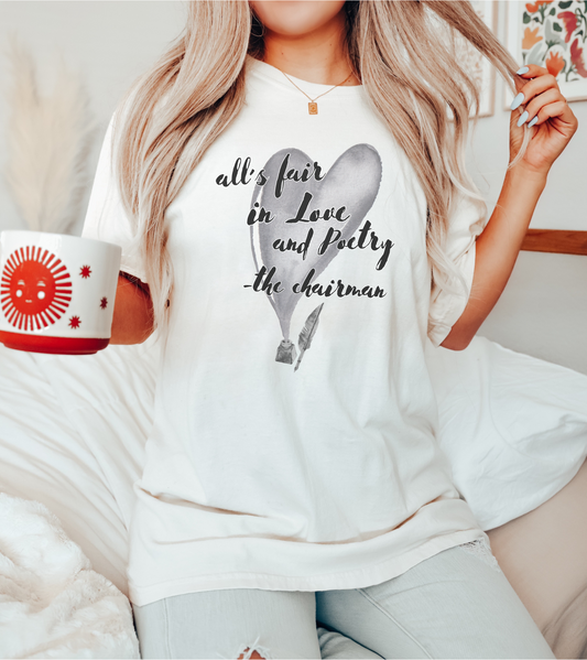 Love and Poetry T-shirt